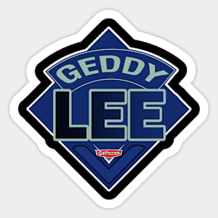 Rush - Geddy Lee GeFilter - Doctor Who Style Logo Sticker